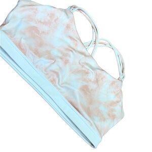 GAP for Medium pink and white sports bra